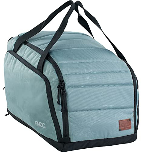 EVOC Gear Bag 35 Reisetasche, Stahl/Grau | Fahrradtasche, Gepäckträgertasche mit separatem Nassfach, robustes Außenmaterial, gepolstertes Hauptfach