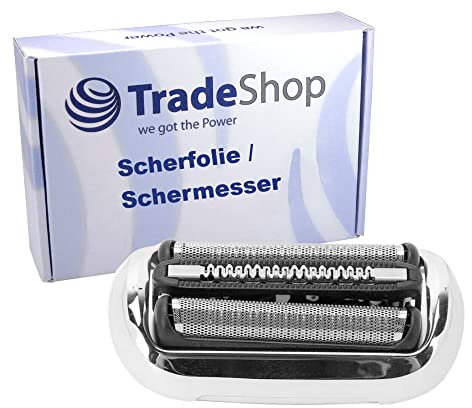 Trade-Shop Scherkopf (Scherfolie + Schermesser) Ersatz kompatibel mit Braun 73S kompatibel mit Series 7 7011 7012 7018 7020 7027 7071 7075 7081 Rasierer
