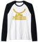 Waage Prinzessin Sternzeichen mit goldener Kette Halskette Frauen Raglan