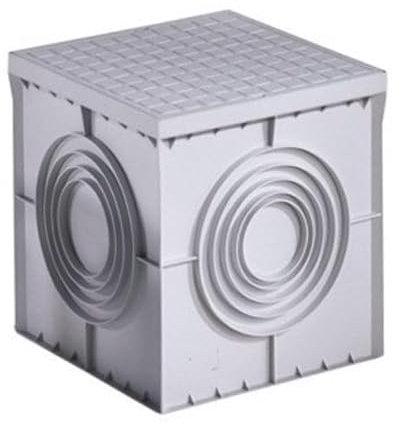 Arnocanali PZC2020 Aprimatic Pozzetto E Coperchio, Taglia 20cm x 20cm Grigio