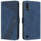 OKZone Kompatibel mit Samsung Galaxy A10/M10 Hülle, Handyhülle Samsung A10/M10, PU Leder Tasche Wallet Schutzhülle Galaxy A10/M10, Flip Cover Klappbar Etui mit Magnet Kartenfach Lederhülle (Blau)