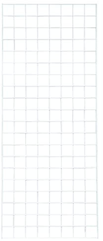 Grid Panels - 4ft, 5ft, 6ft, Chrome, Black & White - Shop Fittings, Retail Display (E3+) (White, 6ft / 1830mm)