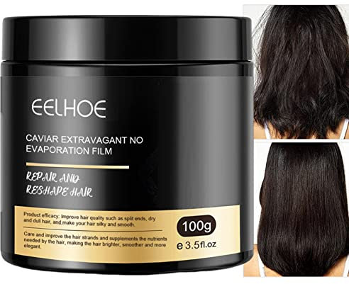 Repairing And Restoring Hair Mask, Caviar Hair Masque, Replenish Feuchtigkeitscreme Für Das Haar Tiefenspülung, Reparierende Haarkur, Ohne Zu Beschweren Mit Anti-Frizz