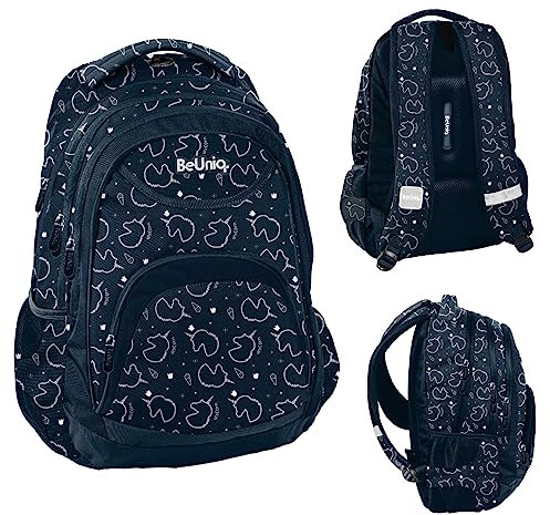 PASO BeUniq Einhorn Schulranzen Rucksack Schulrucksack
