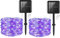 cshare Solar String Lights Garden, 2x5M 50 LED Solar Powered Fairy Lights Copper Wire 8 Modes Waterproof Lights for Yard,Christmas Tree,Home,Bedroom,Gate Indoor/Outdoor Decor(Purple)