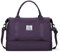 Borsone da Viaggio Donna, Bagaglio a Mano Borsa da Viaggio con Scomparto per le Scarpe, Borsa Sportiva Borsone da Palestra Grande, Borsa da Weekend, Borsa per Ospedale,H9-Porpora scuro