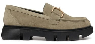 Geox Damen D VILDE H Moccasin, Musk, 41 EU