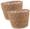 INOOMP 2pièces Corbeille Tressée De Paniers Décoratifs pour Fleurs Et Plantes Panier De Rangement Multifonctionnel pour Intérieur Et Extérieur De Style Rustique pour Décoration