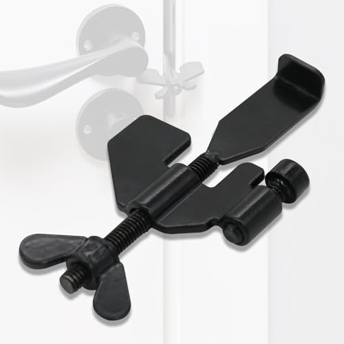 Portable Door Lock Hotel Door Lock for Travel Adjustable Additional Safety and Privacy Security for Traveling Inside Bedroom Hotel Home Apartment