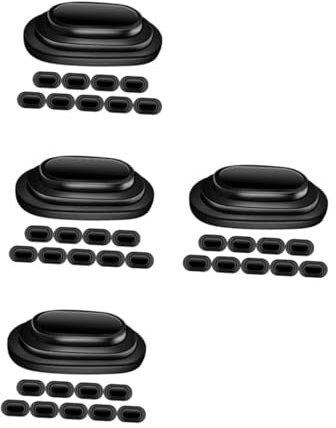 OUNONA 4 Juegos Puerta Junta Amortiguadora Portabicicletas Para Coche Parachoques Amortiguador Para Puertas De Coche Puerta De Coche Amortiguador Cojín Puerta De Coche 10 Uds * 4