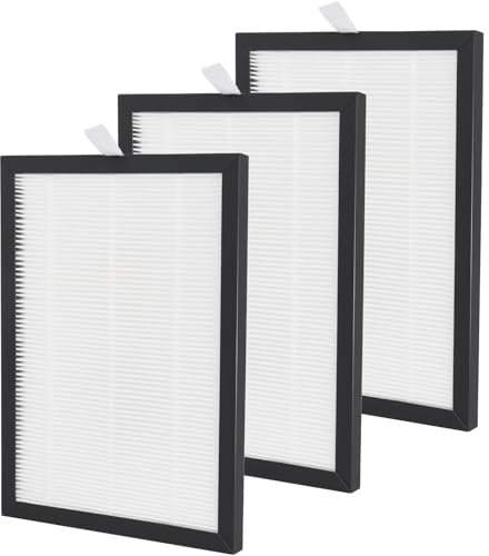 HEPA Filter Compatible with Meaco 12L Low Energy Dehumidifier and Air Purifier 12LE Platinum, Enhanced Air Quality HEPA Filters by Gekufa (3 pcs)