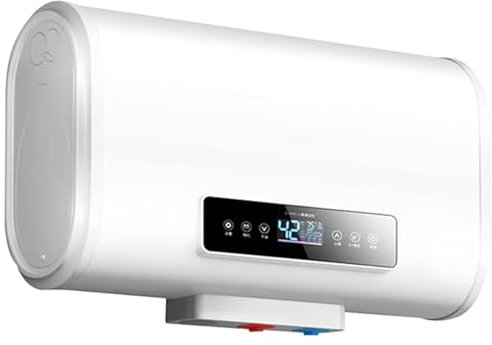 FLNOZAMZ Petit Chauffe-Eau instantané Domestique, Chauffe-Eau électrique sans réservoir 2200 W, Affichage numérique du Chauffe-Eau, télécommande, Affichage LED (100L)