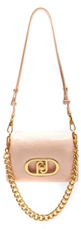 Liu Jo Jeans Mini borsetta a tracolla La Puffy con manico a catena rimovibile, tracolla regolabile e logo in metallo sul davanti. Rosa Rosa CIPRIA 00178