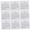 UKCOCO 20 Feuilles Ruban de réparation Enfants Colle de réparation de Bateau pneumatique Aqua correctifs Trousse kit de réparation de Piscine Patchs pour Structures gonflables Caoutchouc