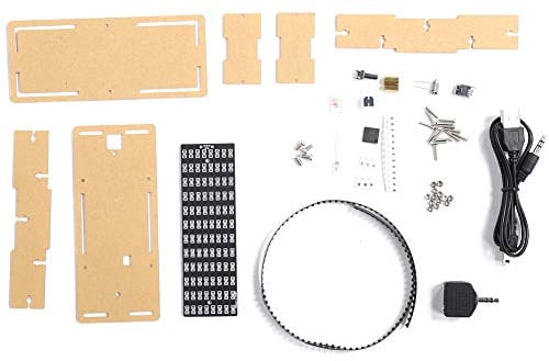 Klanata Music Spectrum Display Diy Kit, LED Electronic Kit, Microcontroller Spectrum Analyzer, 5V Long Lebensdauer, Audio Visualizer, Musikbegeisterte und Hobbyisten