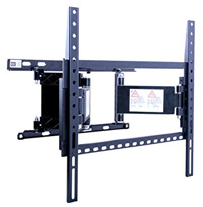 Portable TV Stand Full Motion Articulating TV Wall Mount Tilt Swivel Bracket Fits 32-75 4K HD LED LCD Screens, 45kg Weight Capacity TV Table Stand
