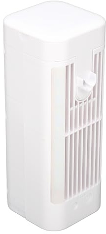Rengue USB Portable Air Conditioner Fan, Personal Evaporative Air Cooler with 3 Speeds Night Light 120ml Water Tank 3600mAh Battery, for Home Room Office Dorm Outdoor