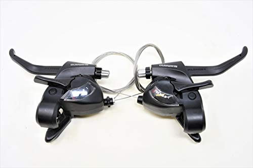 Shimano ST-EF41 PAIR EZ-FIRE 21 SPEED GEAR SHIFTER WITH BRAKE LEVER (7 x 3) WITH GEAR DISPLAY