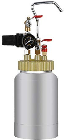 YUNSHINE 2L Pneumatische Nachahmung Steinfarbe Druck Spritzpistole Bunte Lack Airbrush Hochleistungsdruck Eimer Marmorfarbe (Normale Spritzpistole)