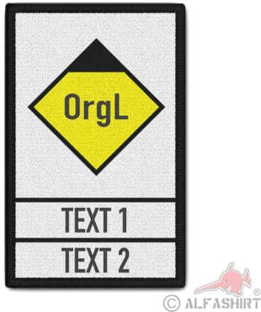 Copytec Patch Organisational Ladder OrgL Emergency Service Rescue Guard 9.8 x 6 cm #37524