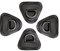 Wawogic 4PCS Dreieck 9cm Edelstahl D-Ring Patch, D-Ring Pad Edelstahl Feste Schnalle Für Schlauchboot, Floß, Beiboot, Kajak, Kanu, Sup, Surfbrett