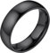 Bestyle Ring Schwarz Herren 6mm Partnerring Edelstahl Damen Frauen Verlobungsringe Ehering Hochzeitsringe Ringgröße 57 Modeschmuck für Geburtstag Weihnachten