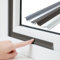 Esufeir 196Inch/5M Marrón Forma de T Burlete Ventana Corredera Puerta Entrada,PU Espuma Junta Autoadhesivo Aislante Acustico Tira de Sellado para Ventanas Frio Aluminio,Bajo Puerta Exterior
