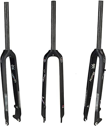 Forcella Rigida MTB Forcella Anteriore 26/27.5/29 Freno A Disco MTB Forcella 28.6 Millimetri Superlight Forcella Anteriore della Bicicletta Fibra di Carbonio Rigido MTB Forcella