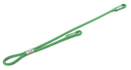 Ocun Sbea Twin Lanyard 9.5-9.8mm Grün - Haltbare dynamische Selbstsicherungs-Energieabsorption-Schlinge, 40/75 cm, Größe