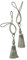 Jotex Sukie Raffhalter mit Quasten, 2 St. Grau
