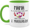 Tasse Tassen 325ml - Mama du machst einen tollen Job 1. Muttertag I Erstes Muttertagsgeschenk I - 325 ml - Hellgrün - erster geschenk muttertagsgeschenke muttertagsgeschen 1ste teetasse 1