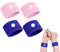 ACWOO Akupressur Armband, 2 Paar Akupressurband Anti-Übelkeit Wristbands für Erwachsene und Kinder, Akupressur Armbänder für Schwangerschaftsübelkeit, Seekrankheit, Reiseübelkeit (Rosa+Blau)