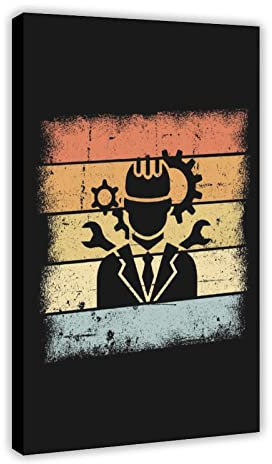 FISH DRAGATE Poster für Ingenieur, Job, Karriere, Leinwand, Schlafzimmer, Dekoration, Sport, Landschaft, Büro, Zimmer, Dekoration, Geschenkrahmen, 40 x 60 cm