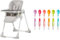 Kinderkraft YUMMY Chaise Haute Bébé, Fauteuil Enfant, Chaise Enfant & Munchkin Cuillères Bébé 1er Âge Soft Tip, Lot de Cuillères d’Apprentissage avec Manches Ergonomiques, Couvert Bébé