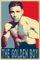 Oscar de la Hoya The Golden Boy Poster Metall-Blechschild 30,5 x 20,3 cm, lustiges Männerhöhlen-Dekor für Zuhause, Büro, Bar