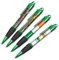 DV DESIGN Set mit 4 grünen Kugelschreibern, Irland-Flagge, Patrick's Day, Reisen, Urlaub, Hobby, Jungen, Mädchen, Männer, Frauen, Themenstift, schwarze Tinte, #81363