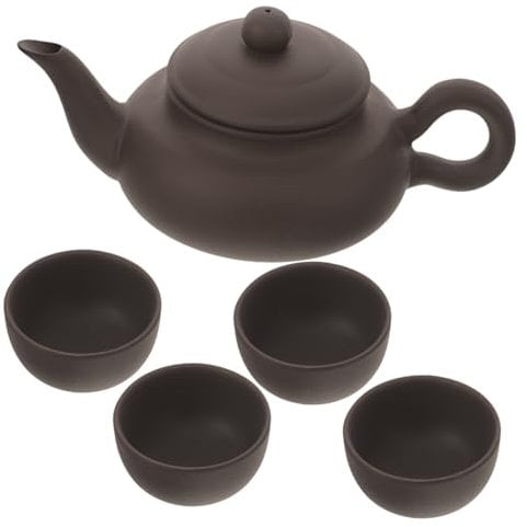 Generic 1 Set Purple Clay Teapot Set You Can Kit Tea Kettle Tea Accessories Chinese Kung Fu Teaware Tea Canister Tea Pots Teapots Tea Accessory Travel Lamp Pot Ceramics Pu'er Tea