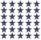 PATIKIL Iron-on Patches, 33 Pack 5 Star Sew Embroidered Patches Appliques Embellishments for Clothing Jackets Hat Backpack Repairing Decorations, Navy Blue