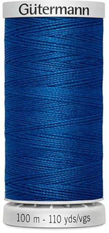 Gütermann Garn M782 Extra Stark Nähgarn Polyester 100m Nähmaschinengarn für alle stark beanspruchten Nähte (royalblau)