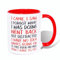 I Came I Saw I Forgot Coffee Mug,Funny Birthday Christmas Gifts, Mugs for Mum and Dad, Anniversary Couple Gift,Funny Quotes Coffee (Red)