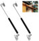 2 Piezas Amortiguador de Gas, 50cm 450N Amortiguadores Muebles Cocina Amortiguador Hidráulico Puerta Armario Pistones a Gas, Gas Struts für Küchenrank, Kleiderschrank Schrantür (50cm 450N)