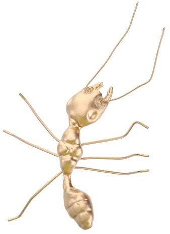 Zerodeko 1pc Goldene Ameisen Decor Metall Handwerk Garten Ornament Outdoor Garten Hängen Ornamente