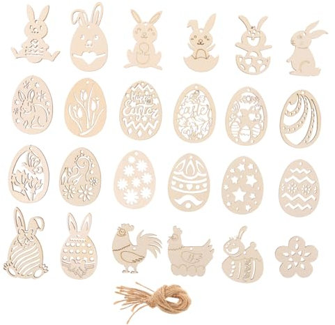 Alipis Ideen Für Osterschmuck Osterhasen-bastelarbeiten Aus Holz Als Dekoration Für Zuhause