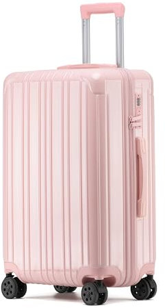Gumidor Koffer Handgepäck Reisekoffer Bordkoffer Hartschalen in Polycarbonat · Koffer Trolley Rollkoffer Teleskopgriff, TSA, 4 Rollen(Rosa,XL)