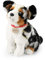 RAPPA Plüsch Australian Spaniel mit Halsband sitzend 30 cm, Kuscheltier, Plüschtier, Stofftier, UMWELTFREUNDLICH