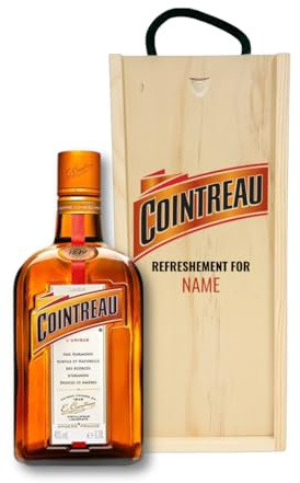 Personalised Cointreau Orange Liqueur Gift Set – Alcohol Gift for Men or Women with personalised Keepsake Box – Cointreau 70cl Bottle (40% ABV) – Premium Triple Sec Liqueur, Margarita Cocktail Present