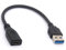 OpenII USB 3.1 Typ C Kabel, usb-c Female zu Typ A USB 3.0 Stecker Adapter Verlängerungskabel für Apple New MacBook 30,5 cm, Chromebook Pixel, Nokia N1 Tablet und andere der U89