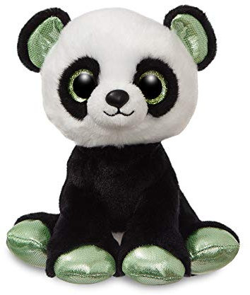 Aurora, 61193, Sparkle Tales, Xiao Yu Panda, 18cm, Plüschtier, schwarz/weiß