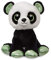 Aurora, 61193, Sparkle Tales, Xiao Yu Panda, 18cm, Plüschtier, schwarz/weiß