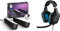 Philips Hue x Logitech, White and Colour Ambiance Play Bar Double Pack with Wired Headset. [Black/Blue] for Entertainment and Gaming, Works with Alexa, Google Assistant and Apple HomeKit